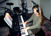 Studio Recording Piano, Placitas NM